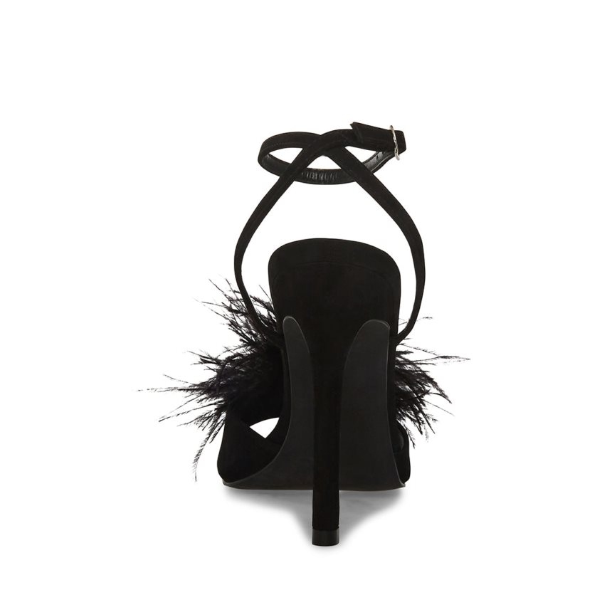 Sandalias Tacones Steve Madden Crush Mujer Negras | ES JO10S8